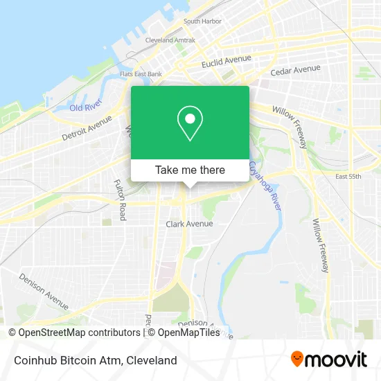 Coinhub Bitcoin Atm map