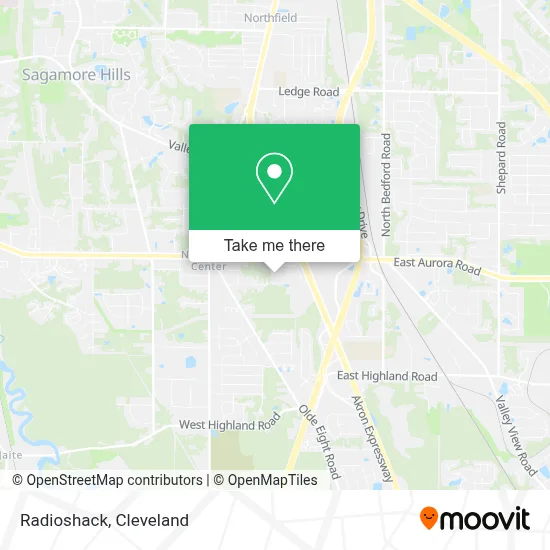 Radioshack map