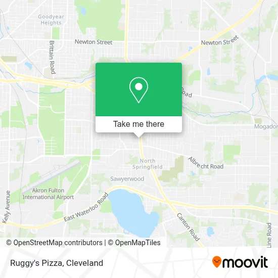 Ruggy's Pizza map