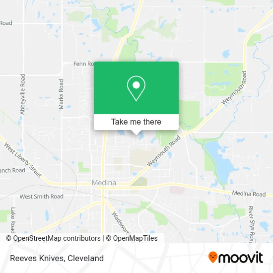 Reeves Knives map