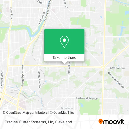 Precise Gutter Systems, Llc map
