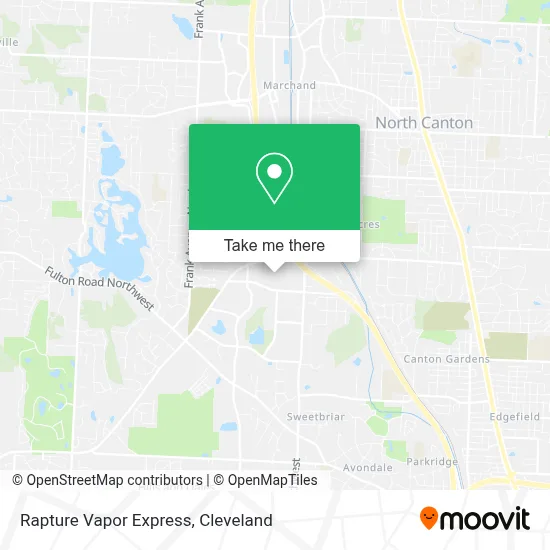 Rapture Vapor Express map