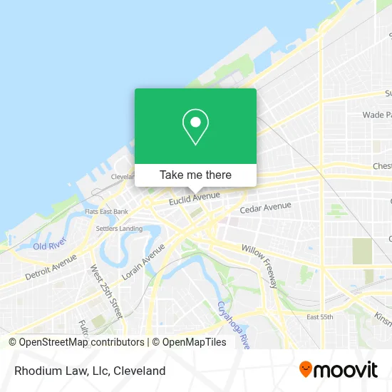 Rhodium Law, Llc map