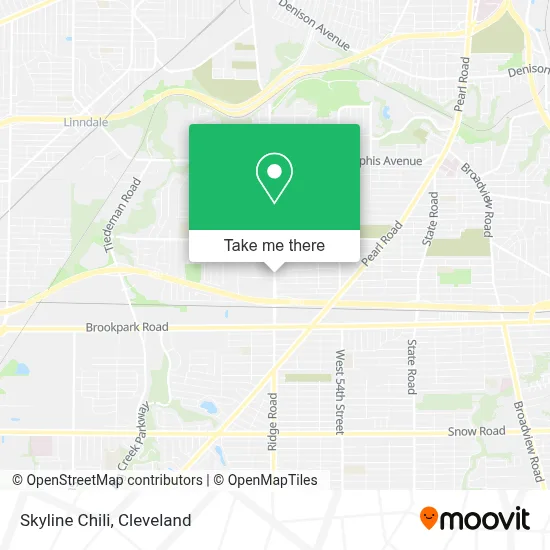 Skyline Chili map