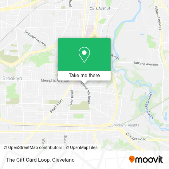 The Gift Card Loop map