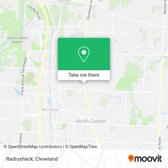 Radioshack map