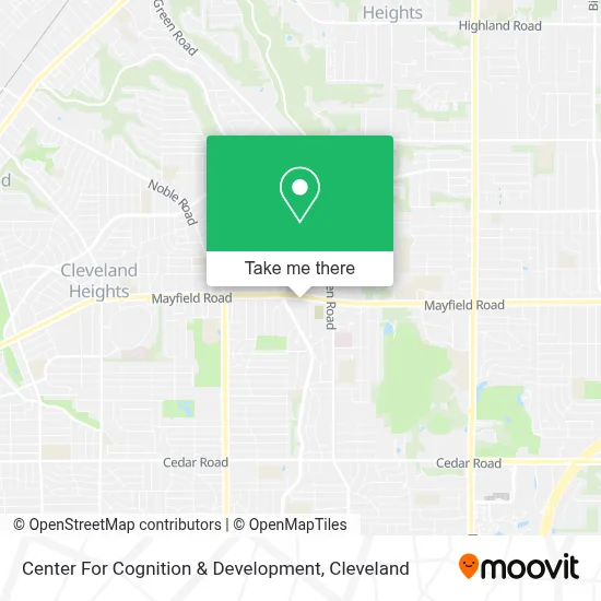 Center For Cognition & Development map