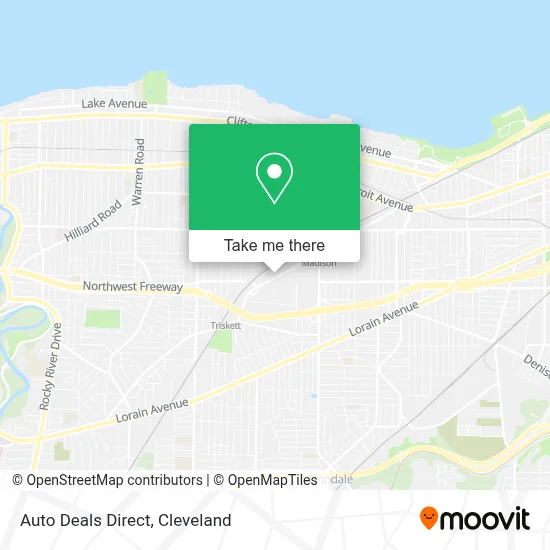 Auto Deals Direct map