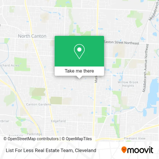List For Less Real Estate Team map