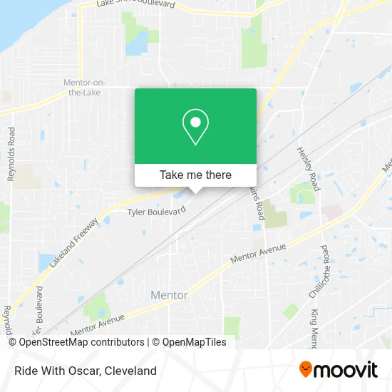 Ride With Oscar map