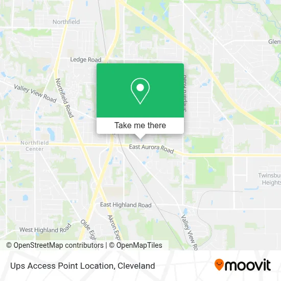 Ups Access Point Location map
