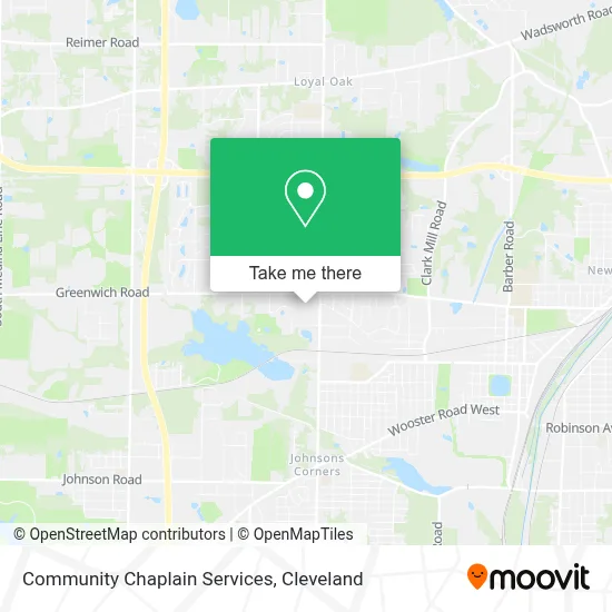 Community Chaplain Services map
