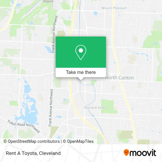 Rent A Toyota map