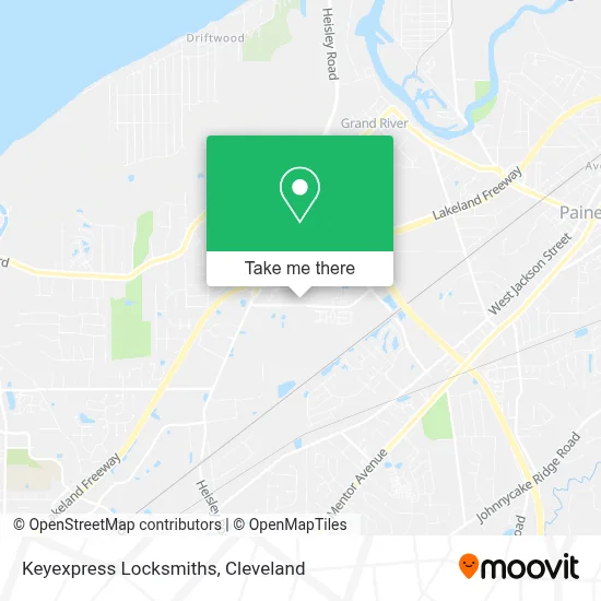 Keyexpress Locksmiths map