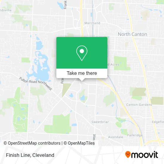 Finish Line map