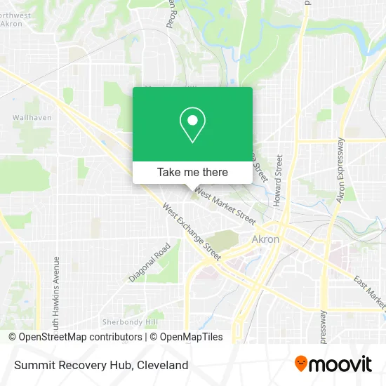 Summit Recovery Hub map