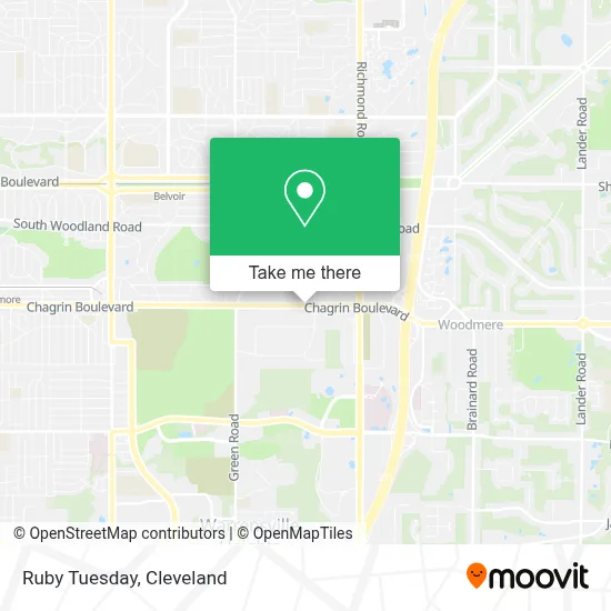 Ruby Tuesday map