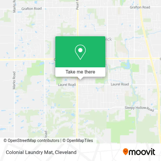 Colonial Laundry Mat map