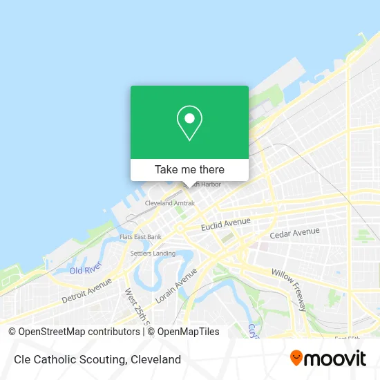 Cle Catholic Scouting map