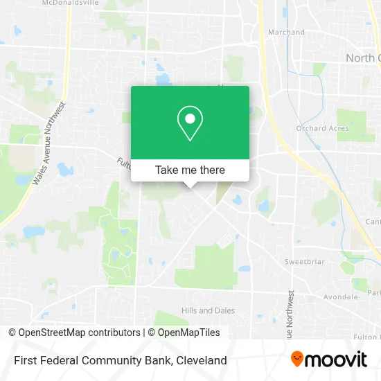 First Federal Community Bank map