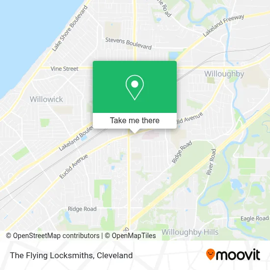 The Flying Locksmiths map