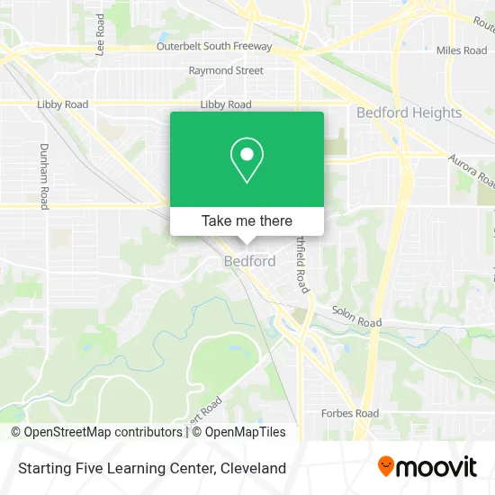 Starting Five Learning Center map