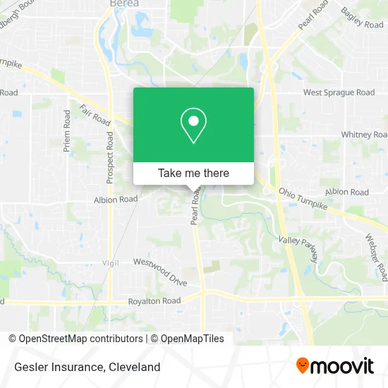 Gesler Insurance map