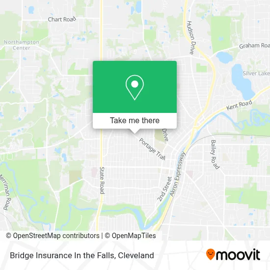 Bridge Insurance In the Falls map
