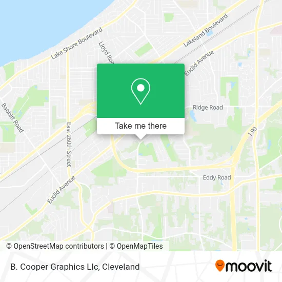 B. Cooper Graphics Llc map