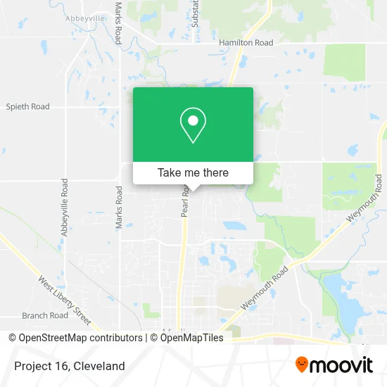 Project 16 map