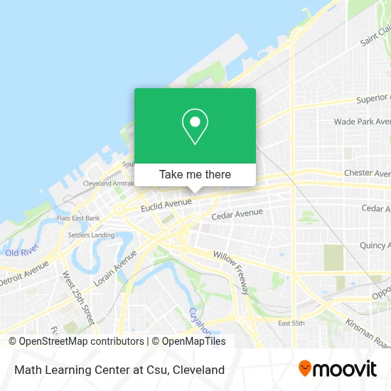 Math Learning Center at Csu map