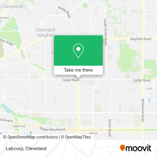 Labcorp map