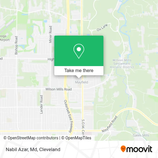 Nabil Azar, Md map
