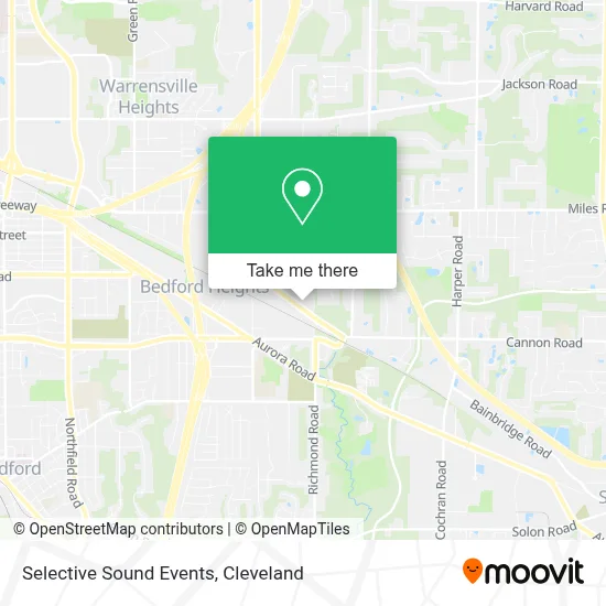 Selective Sound Events map