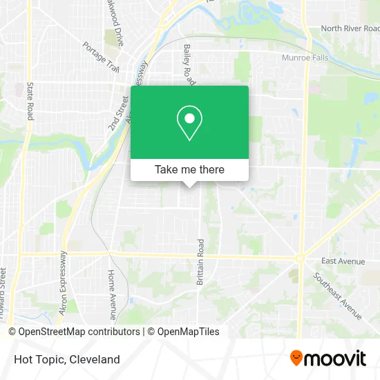 Hot Topic map