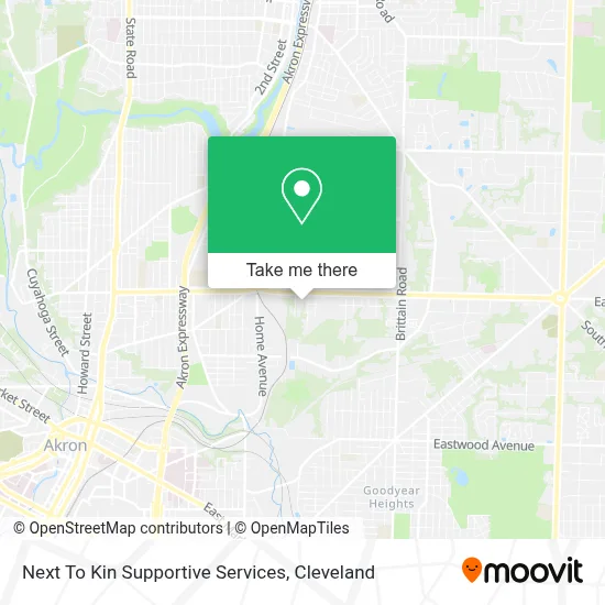 Next To Kin Supportive Services map