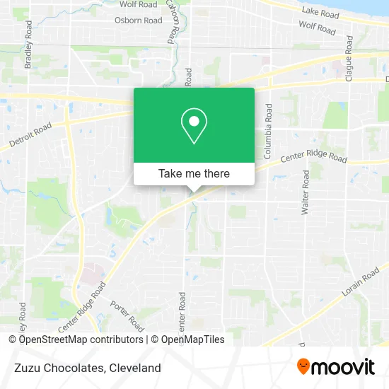 Zuzu Chocolates map