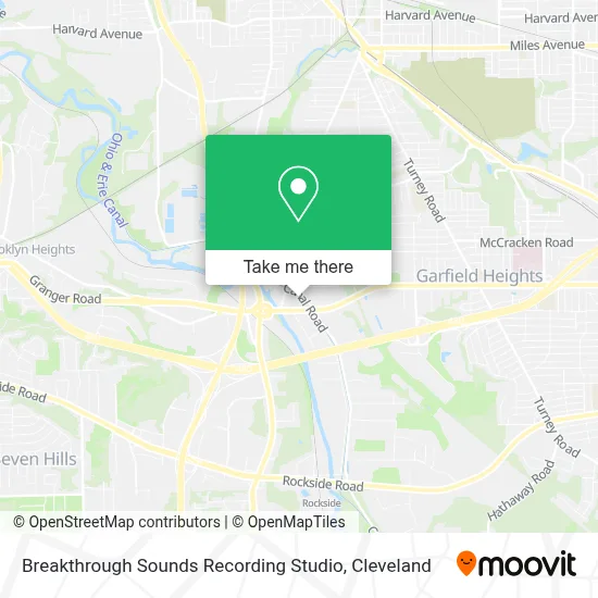 Breakthrough Sounds Recording Studio map