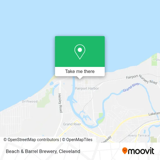 Beach & Barrel Brewery map