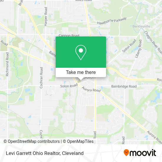 Levi Garrett Ohio Realtor map