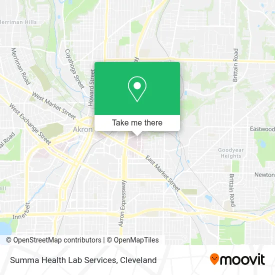 Summa Health Lab Services map