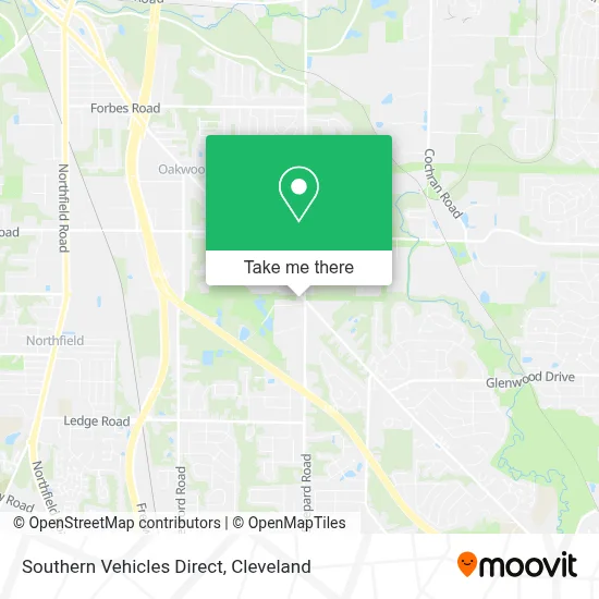 Southern Vehicles Direct map