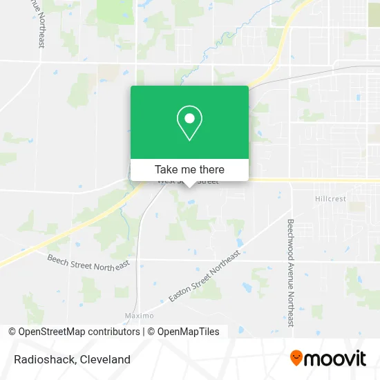 Radioshack map