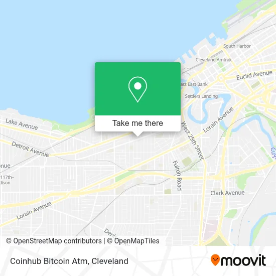 Coinhub Bitcoin Atm map
