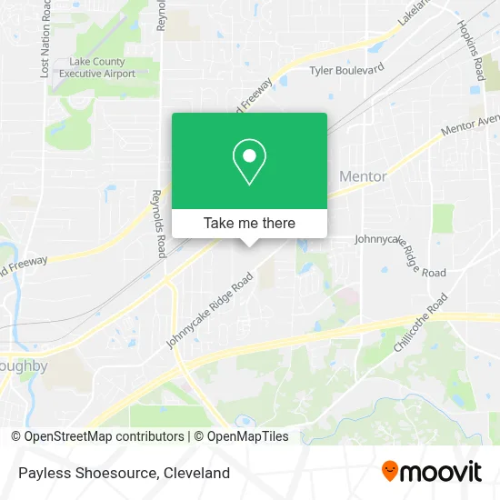Payless Shoesource map