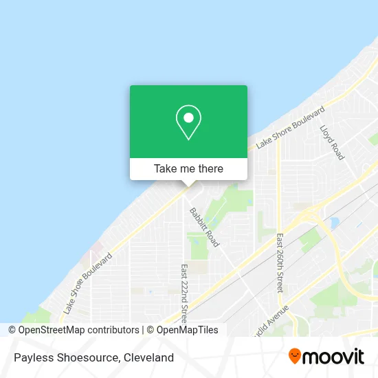Payless Shoesource map