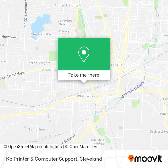 Kb Printer & Computer Support map