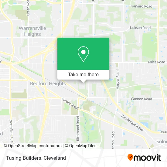 Tusing Builders map