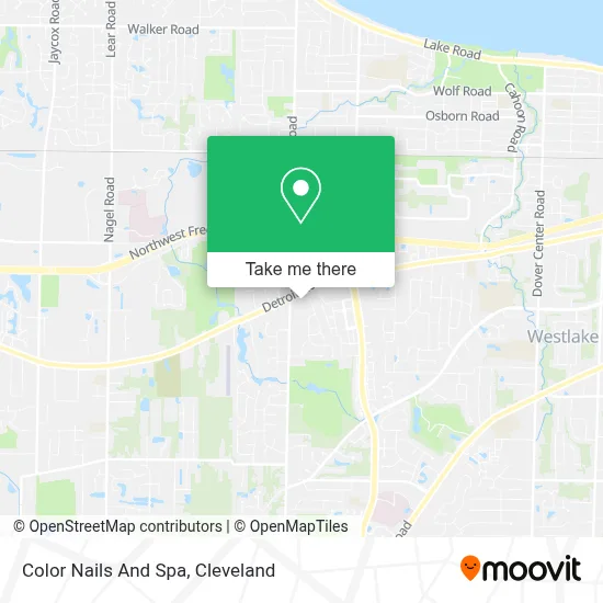 Color Nails And Spa map