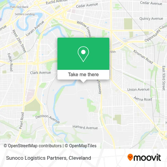 Sunoco Logistics Partners map